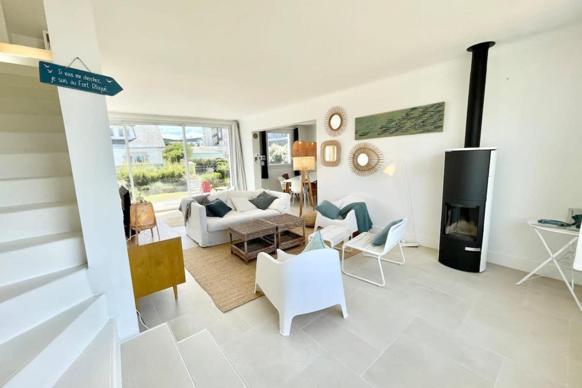 Maison Ultra Coconning Jardin Face Aux Plages Ploemeur Buitenkant foto